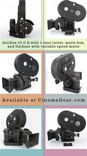 Arriflex 35 II B 35mm Camera #cinemagear #35mm #arri #arriflex #cameras #cameragear