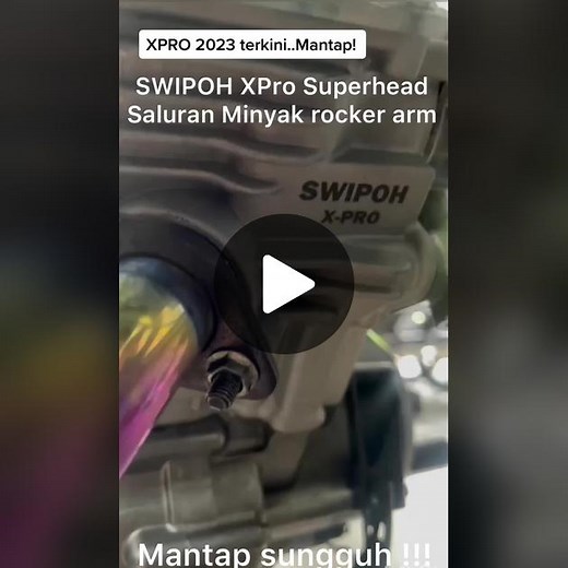 #XPRO superhead 2023 by #SwIpoh mendarat guys, design terkini Siap saluran Minyak melalui rocker arm Utk system penyejukkan head lebih mantap & padu , performance nya pun guaranty power ! Spec 65mm stroke Std dpt menghasilkan #32hp@12,400rpm Hanya dgn exhaust Std cutting Ultimate pressure & powered by #tuneboss high performance ecu! #Sunyisepi #hujungmari #fyp #fypシ #fypシviral #tiktomalaysia #tiktokasean #Y15zr #y16zr #y15zrmalaysia #LC135 #LC135v8 #LCfi #135LcFi #LC135malaysia #exciter135 #FZ15