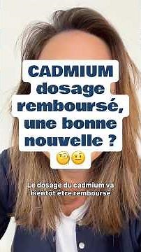 Cadmium dosage reimbursed, good news? #cadmium #health #healthadvice #prevention #nutrition