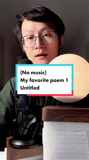 I get asked a lot about my favourite poems, here is one of them. A bit obscure but beautiful #poetryasmr #insomnia🌛 #poemtiktok #createdinchina
