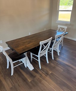 DIY Farmhouse Dining Table Plans | Rustic Kitchen Table Blueprint | Woodworking PDF