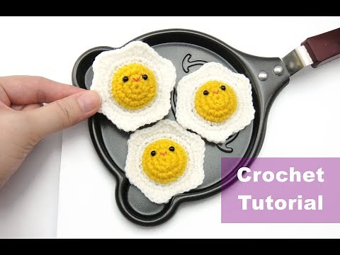 Easy Crochet Amigurumi Tutorial - Eggs