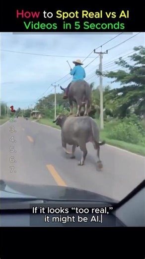 How to Spot Real vs AI Videos in 5 Seconds