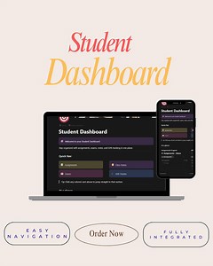 Notion Template Student Dashboard | Study Planner, Assignment Tracker, GPA Calculator & Class Schedule - Etsy