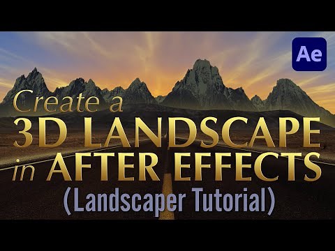 Making a Random 3D Landscape in After Effects (Landscaper Tutorial)