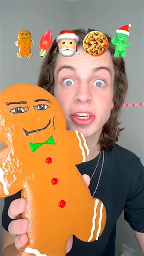 Giant Christmas Food ASMR🍓🍇🍏 #funny #comedy #stitchtricks #stitchboutique