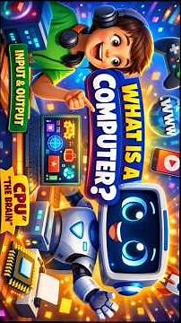 DAY 1/7 SERIES What Is a computer? | Basic Computer Concepts for Kids 💻 | Learn Computers Easy Way