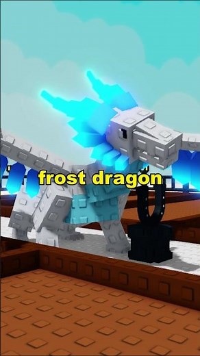 Frost Dragon ability in Grow a Garden #growagarden #roblox