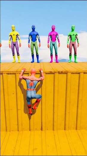 GTA 5 Epic Water Ragdolls Spiderman Jump/Fails Ep 1733 #shorts