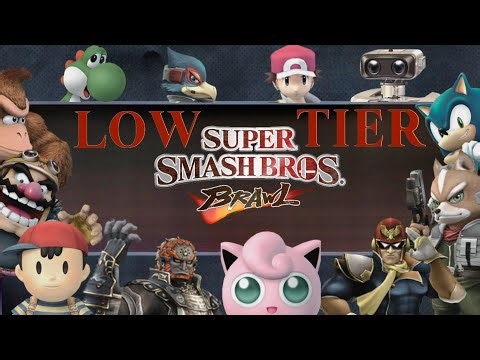 Low Tier: ALL SUPER SMASH BROS BRAWL CHARACTERS RANKED (36-25)