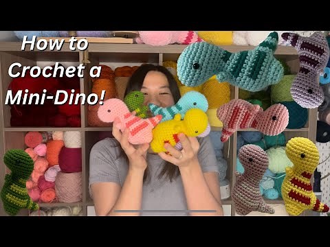 How to Crochet Mini-Dino!