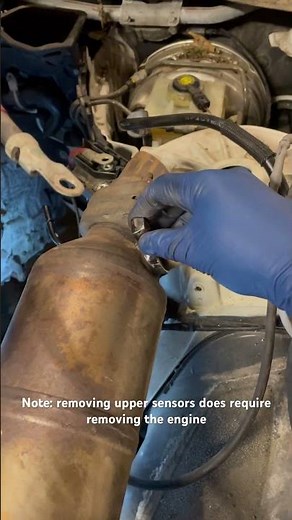 BMW e60 (545i) oxygen sensor removal #automobile