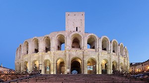 Arenes d'Arles (Arles Amphitheatre) in Arles, France