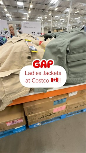 Costco Finds Canada on Instagram: "Ladies Jackets from @gap.canada now available at Costco!!! These cropped jackets come in three colours, sizes S - XXL Price $29.99 Richmond Hill #Costco #CostcoFindsCanada #CostcoFinds #costcohaul #costcocanada #deals #ladies #gapclothing #gapcanada"