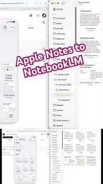 Easy ways to get Apple Notes to NotebookLM #applenotes #notebooklm (see full video for more)