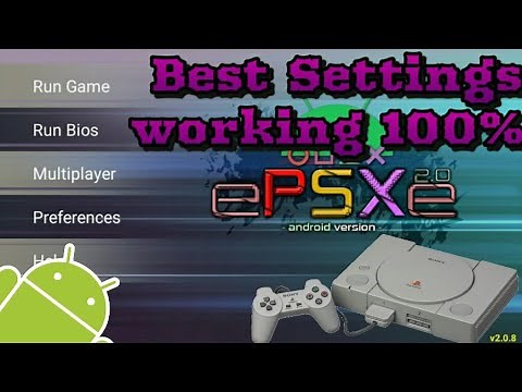 EPSXE/PSX best settings for low end Android phones working 100%