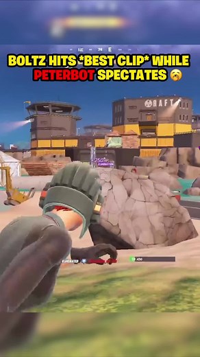 Peterbot Passing the Torch in Fortnite Gameplay