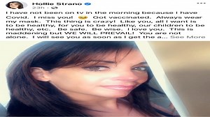 WKYC TV personality Hollie Strano off the air after contracting COVID-19