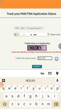 pan card status kaise check kare | पैन कार्ड स्टेट्स अपने मोबाइल से चेक करे #shortsfeed #pan_card