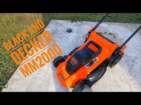 Black and Decker MM2000 Corded Electic Lawn Mower