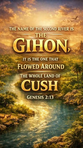 The River Gihon: Hidden Truth About Cush in Genesis 2:13