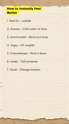 7 Quick Ways to Improve Your Mood Instantly 💡