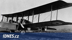 Bombardér Airco D.H.10 létal v RAF na konci 1. světové války - iDNES.cz