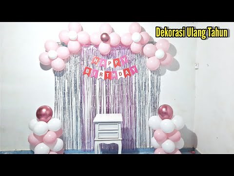 SIMPLE BIRTHDAY DECORATIONS WITH BALLOONS EVERYONE CAN MAKE IT ❗