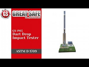 ASTM D1709 Dart Drop Impact Tester