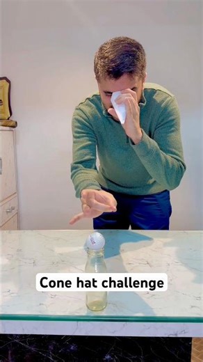 Cone Hat Challenge 🤣🤣 #ytshorts #shorts #couplegames