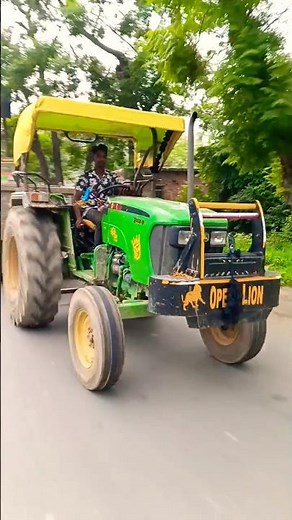 New John Deere 5310 tractor powerfull full speed on road amezing video