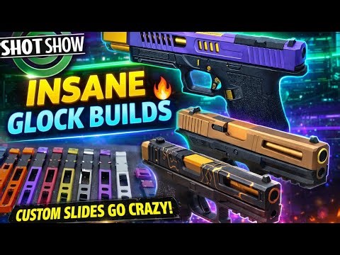 These Custom Glock Slides at SHOT Show Are Absolutely Insane 🔥