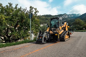 Road planers for skid steers