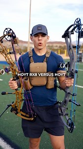 Hoyt rx8 vs Hoyt Alpha X Which one are you taking? #hoytbowhunting #hoyt #hoytarchery #alphax #archery #bowhunting #mathewsarchery #bowtech #Ultraviewarchery #archerytrickshots #rx8 #3darchery #hoytalphax #archerylife #mathewslift | Ty J Jordan