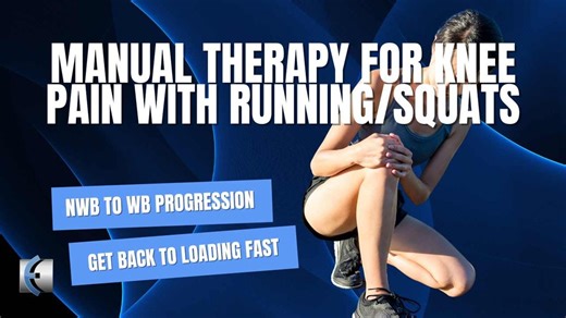 12K views · 61 reactions | Manual Therapy for Knee Pain with Running...