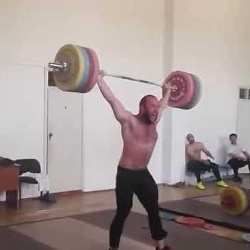 Ruslan Nurudinov snatch 205 World Record Training Rio Olympic Games 2016