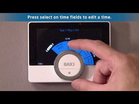 Baxi uSense - How to Create and change a temperature schedule | uSense Smart Room Thermostat App