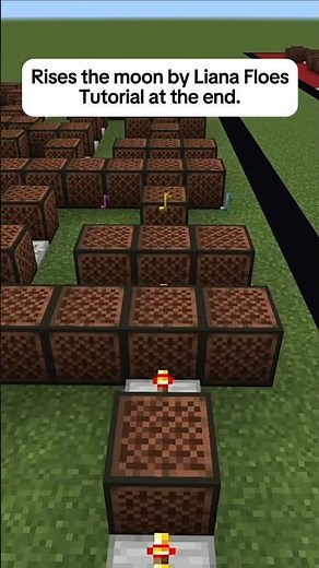 Rises the moon Minecraft noteblock tutorial. #minecraft