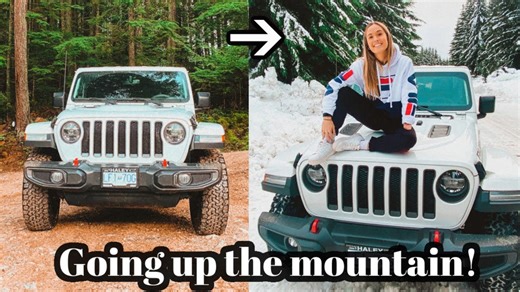 First Time Driving My 2021 Jeep Wrangler Rubicon IN THE SNOW � Crazy Adventure!