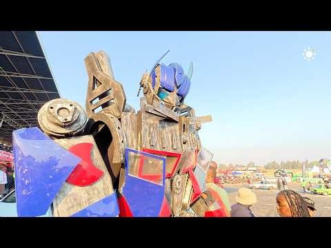 Tyre explosion competition - Selekta Base Blowout Festival Harare