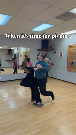 Need your dance endorphins up? Pivots will do the trick! 💃 #arthurmurray #waco #ballroomdance #dance