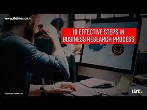 10 effective Steps in Business Research Process