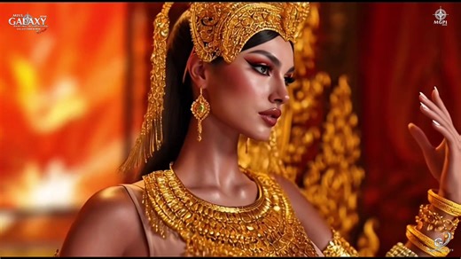 Marina Senna's National Costume Performance Inspired by Apsara Dance