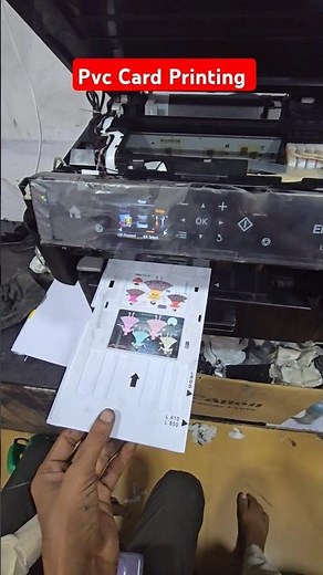 How to Pvc Card Printing Best printer Epson L850 printer ID Card printing #printersupport