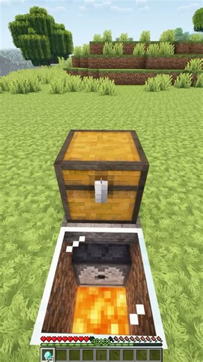 Easy Working Trashcan🗑️ #minecrafttutorial