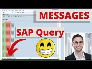 SAP Query - Output Messages | User Feedback in Output