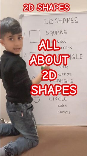 Learn 2D Shapes part-2 | Maths #ytshorts #ytshortsindia #kidsshorts