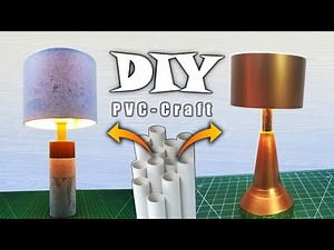 DIY PVC Table Lamps | Creative PVC Pipe Craft for Table Decoration | PVC Craft | Table Lamp | Decor