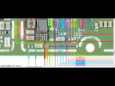 Huawei Honor Play 6T LCD Display Light & Graphics Ways No Graphics Black Screen Connector Solution