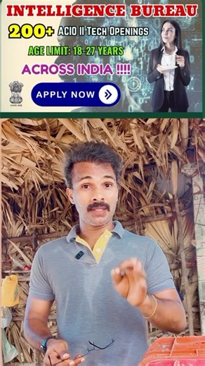 Dr. Chinnarao on Instagram: "🕵️‍♂️ *Intelligence Bureau Recruitment 2025 Notification Out!* 🕵️‍♂️ 📢🔍 *Posts* : Assistant Central Intelligence Officer Grade Il/ Tech Vacancy📢🔍 🔍 *Organization* : Intelligence Bureau (IB)🔍 🔍 *Positions* : 250+ 🔢 *Age Limit* : 18 to 27 years 📝 *Application Mode* : Online ✅ *Salary* : Rs. 44900-142400/- 📍 *Location* : Across India 📅Apply From 25-10-2025 to 16-11-2025⏳Don’t Wait – Grab This Chance!🚀 ✅ Share with Friends 👥 | 🗣️ Stay Updated!"
